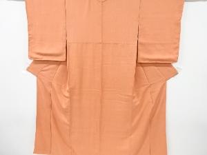 リサイクル　未使用品　幾何学模様織り出し色無地着物